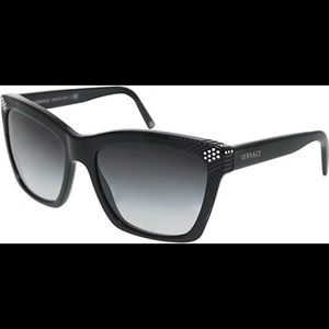 Rhinestone trim Versace Sunglasses